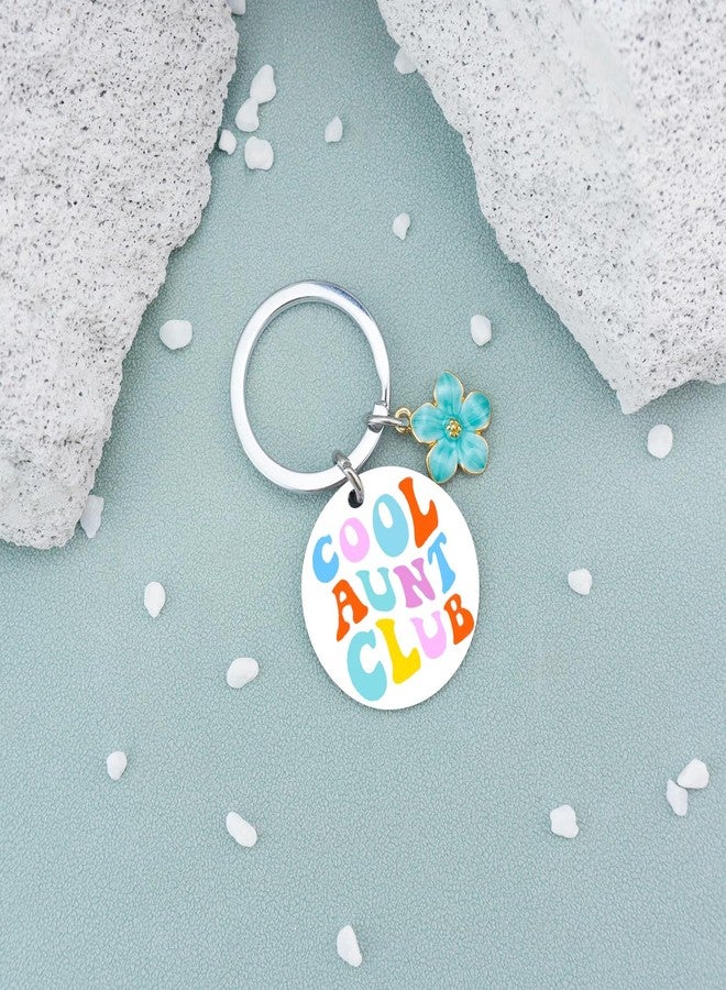 AOBIURV Aunt Gifts From Niece Cute Keychain Present For Best Aunt Auntie Gift Ideas Aunts Gift From Nephew Auntie Mothers Day Birthday Cool Aunts Club Keyring Christmas Gifts For Women - Image 2